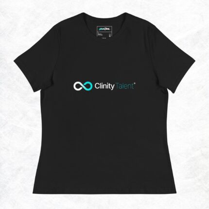 HER CAREWORKER'S RELAXED TEE - BLACK - CLINITY TALENT (THE CLASSIC COLLECTION)