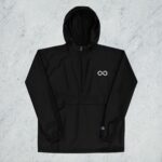 YOUR VITAL PACKABLE JACKET - ROYAL BLUE / BLACK / NAVY (WHITE LOGO) - CHAMPION X CLINITY TALENT - Image 2