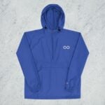 YOUR VITAL PACKABLE JACKET - ROYAL BLUE / BLACK / NAVY (WHITE LOGO) - CHAMPION X CLINITY TALENT