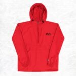 YOUR VITAL PACKABLE JACKET - SCARLET / GRAPHITE / GOLD / LIGHT BLUE (BLACK LOGO) - CHAMPION X CLINITY TALENT - Image 3