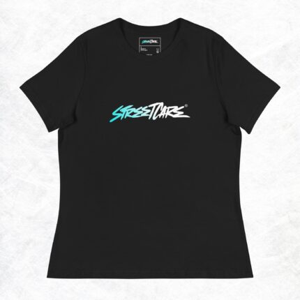 HER STREETCARE RELAXED TEE - BLACK - STREETCARE (THE SOS COLLECTION, VOL 1)